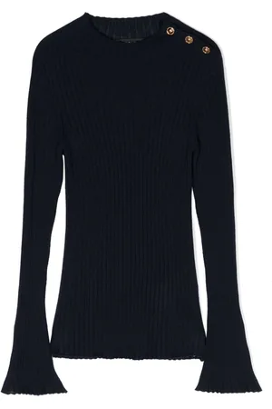 VERSACE Medusa ribbed virgin-wool jumper