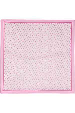 Simonetta Floral-print silk scarf