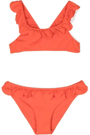 Il gufo Ruffled-detail bikini set