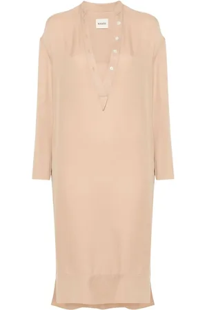 Khaite The Brom silk midi dress