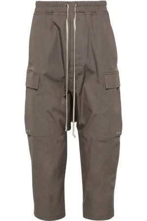 Rick Owens Drop-crotch tapered trousers