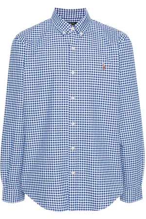 Ralph Lauren Polo-Pony-embroidery checked shirt