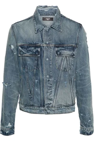 AMIRI Distressed-effect denim jacket