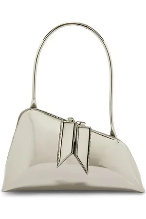 The Attico Sunrise faux-leather shoulder bag