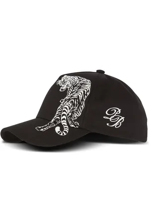 Balmain Tiger-print cotton baseball cap