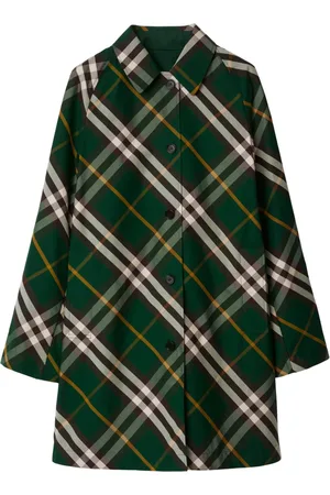 Burberry Reversible check car coat