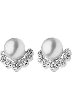 Autore Brea diamond and pearl earrings