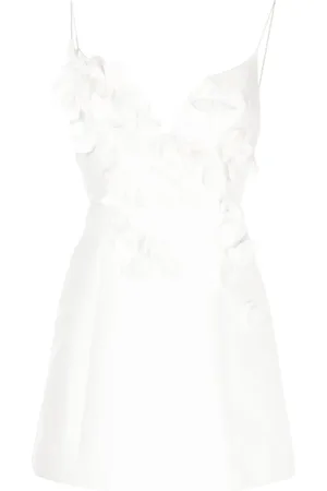 Acler Isla floral-appliqué minidress