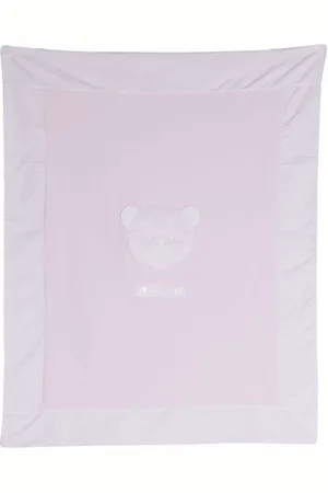 Le Bebé Enfant Teddy Bear-appliqué cotton blanket