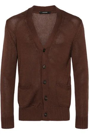 TAGLIATORE V-neck cotton cardigan