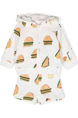Stella McCartney Silly Sandwich cotton hoodie and shorts set