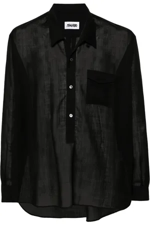 MAGLIANO Folk semi-sheer shirt