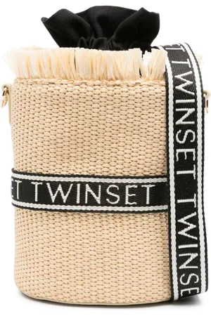 Twin-Set Logo-trim bucket bag