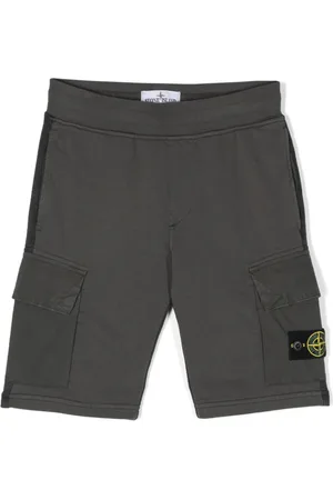 Stone Island Compass-badge cargo shorts
