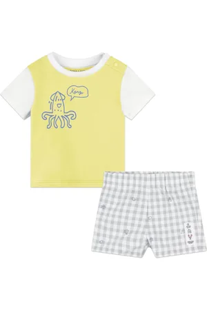 Kenzo Graphic-print checked short set