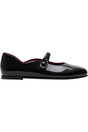 Burberry Mary Jane leather flats