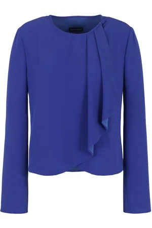 Emporio Armani Draped long-sleeve blouse