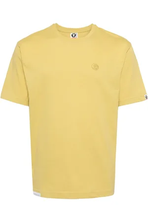 A Bathing Ape Logo-embroidered cotton T-shirt