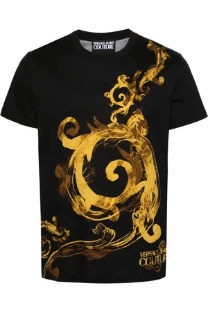 VERSACE Barocc-print cotton T-shirt