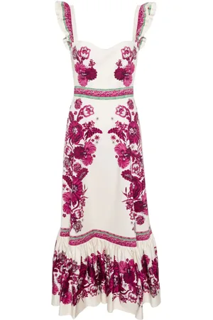 La DoubleJ Gingerbread floral-print maxi dress