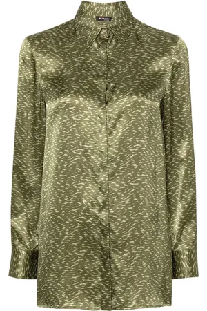 Kiton Abstract-print silk shirt