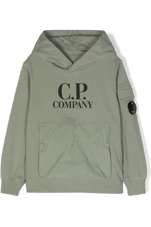 C.P. Company Lens-detailed cotton hoodie