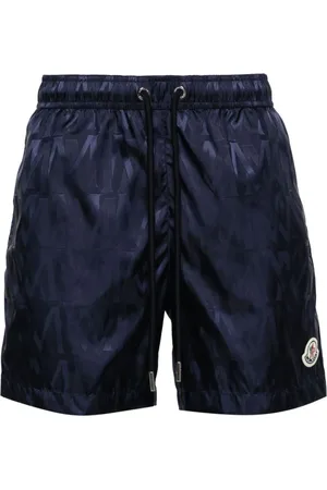 Moncler Monogram-jacquard swim shorts