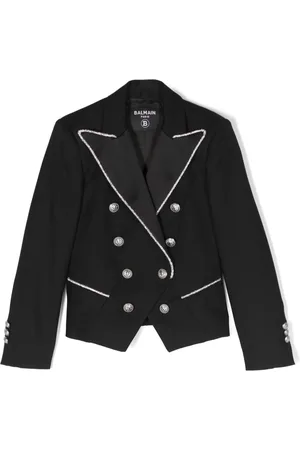 Balmain Rhinestone-embellished smoking blazer