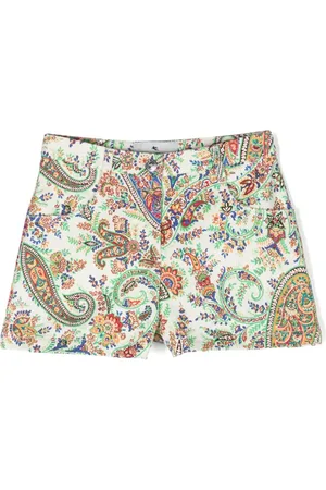 Etro Paisley-print twill shorts