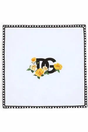 Dolce & Gabbana Rose-print cotton blanket