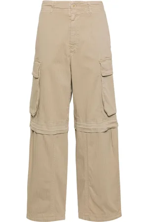 SEMICOUTURE Herringbone cargo trousers