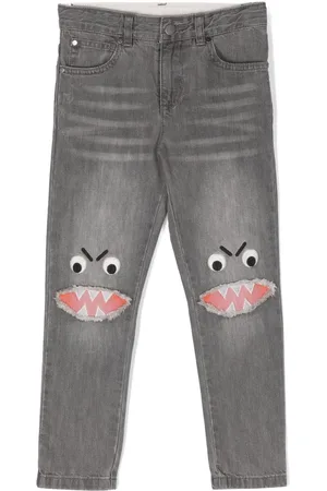 Stella McCartney Shark Face skinny-leg jeans
