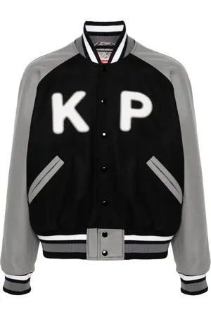 Kenzo Logo-appliqué bomber jacket