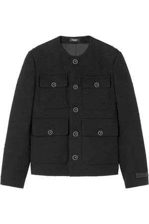 VERSACE Bouclé tweed jacket