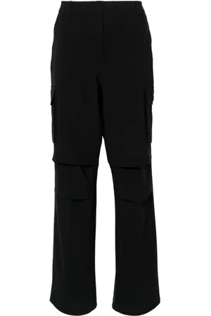 COPERNI Logo-patch wide-leg trousers