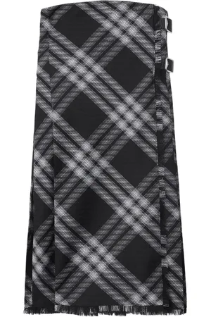 Burberry Checked wrap minidress