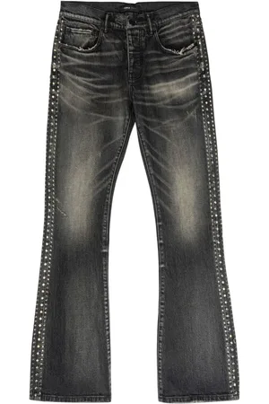 Purple Brand Rhinestone-embellished bootcut jeans