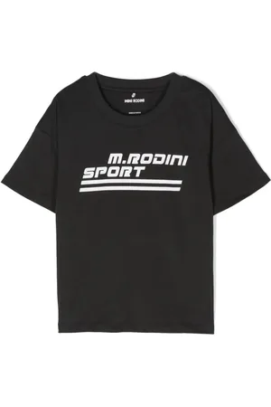 Mini Rodini Logo-printed organic-cotton T-shirt