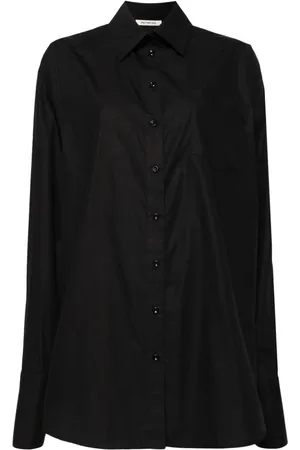 Peter Do Side-stripe cotton shirt