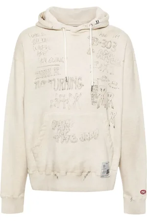 Maison Mihara Yasuhiro Distressed cotton hoodie