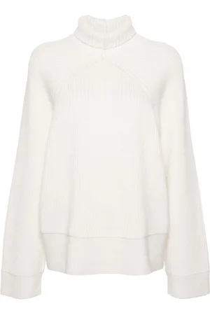 Totême High-neck ribbed jumper