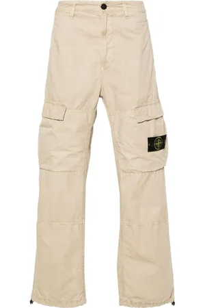 Stone Island Compass-badge straight trousers