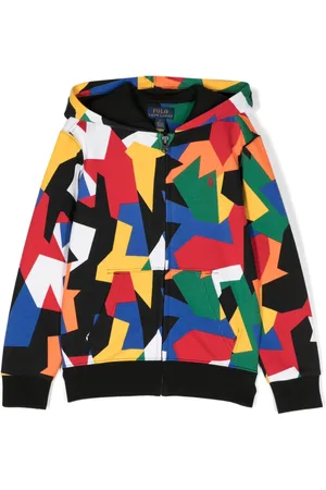 Ralph Lauren Geometric-print zip-up hoodie