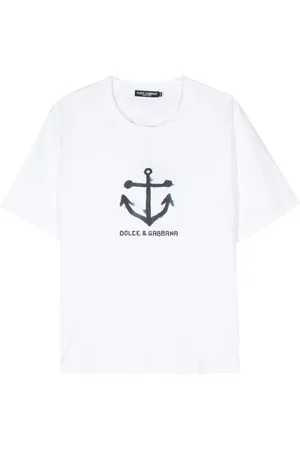 Dolce & Gabbana Marina-print cotton T-shirt