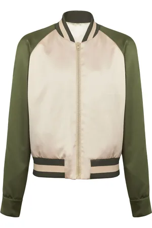 Balmain Paris logo-embroidered bomber jacket