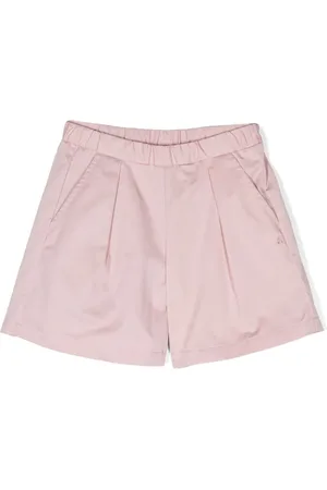 BONPOINT Logo-embroidered poplin shorts
