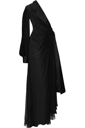Dolce & Gabbana One-shoulder silk-blend dress