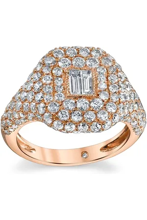 Shay 18kt rose gold diamond pavé Essential pinky ring