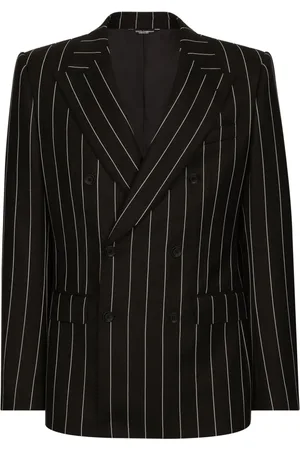Dolce & Gabbana Pinstripe-pattern wool blazer