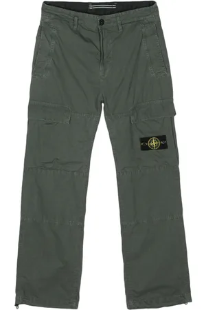 Stone Island Compass-badge straight trousers